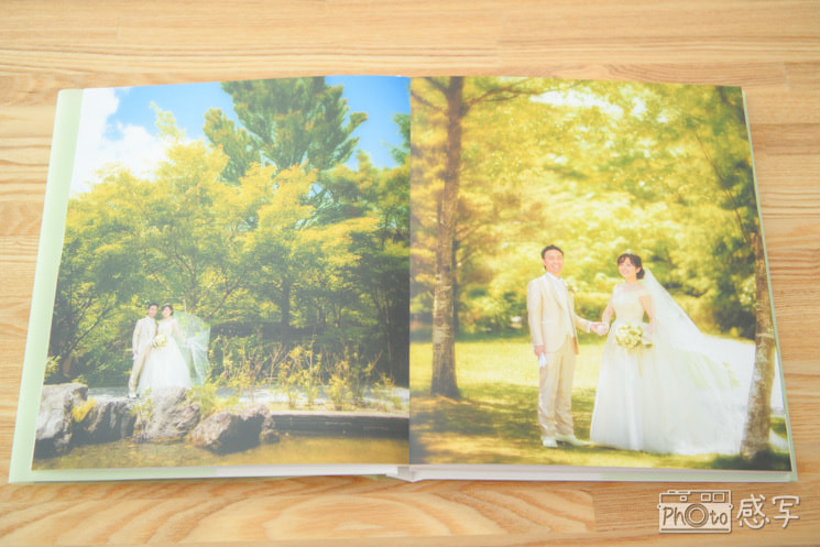 結婚式の写真　アルバム　アンフィニ　Infini　みひらきページ